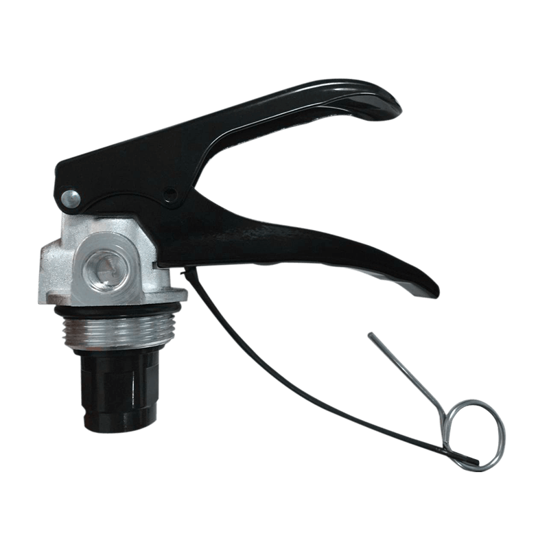 What are the restrictions on the use of 3.3KG aluminum dry powder fire extinguisher valves?