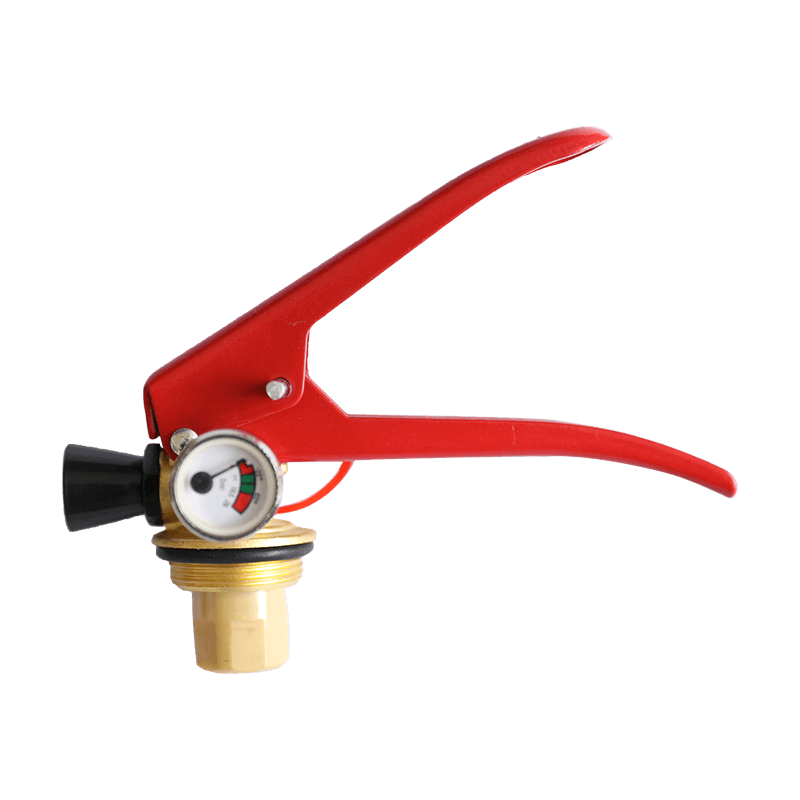 3KG dry powder fire extinguisher valve with gauge