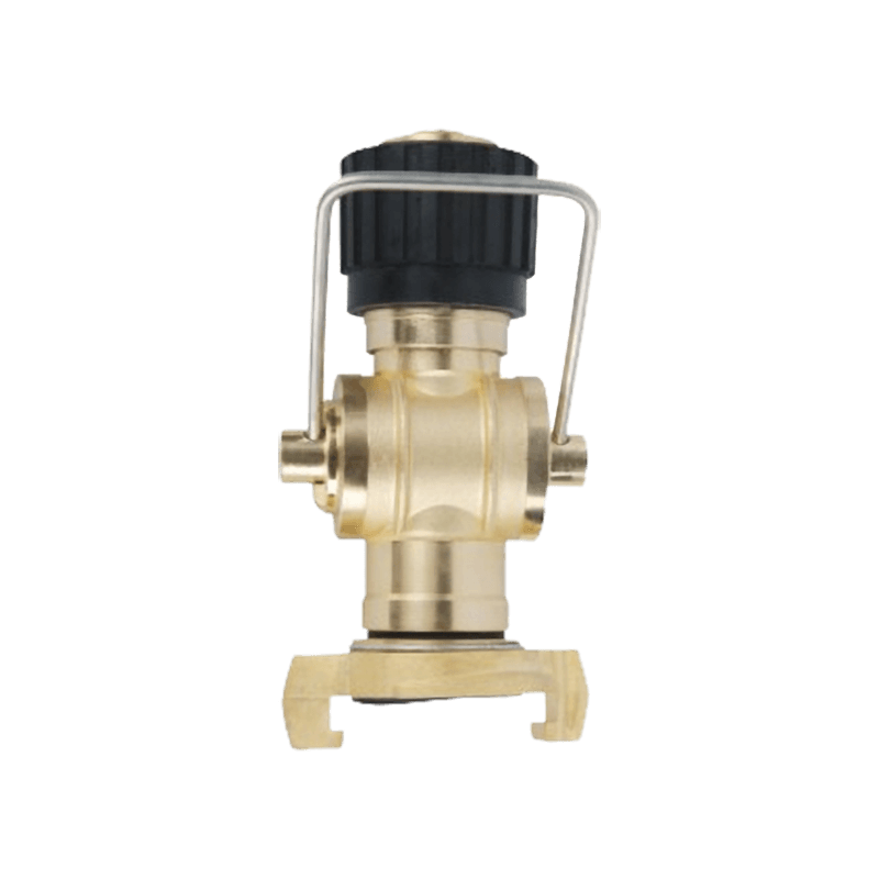 What is the role and function of fire hose nozzles in fire extinguishing?